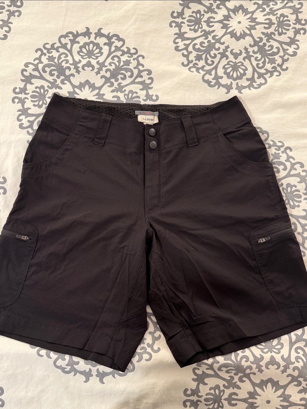 L.L. Bean Women's Black Cargo Shorts